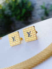 Louis Vuitton 18k Gold Plated Stainless Steel Jewelry