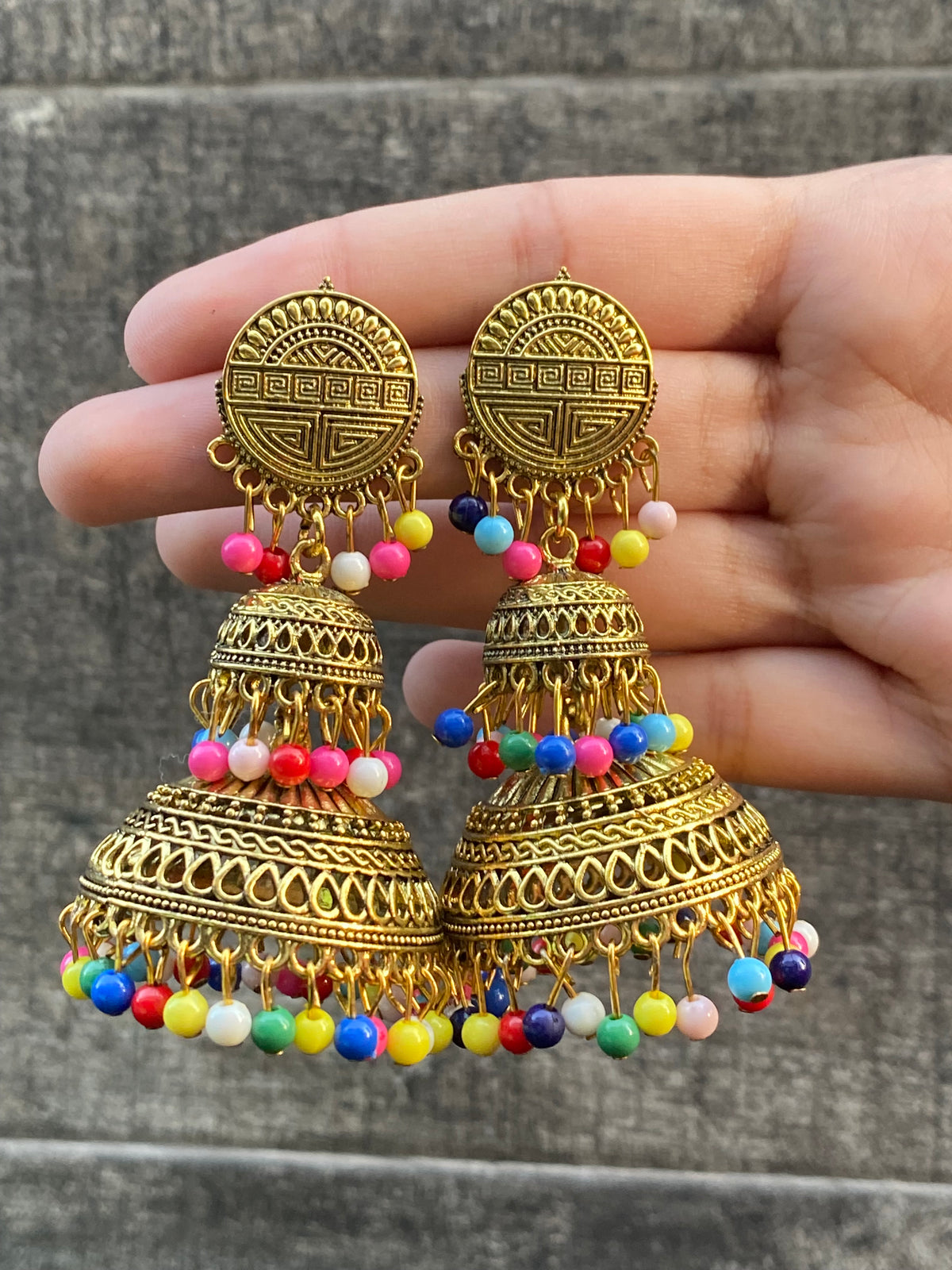 Vintage Bohemian Exaggerated Earrings